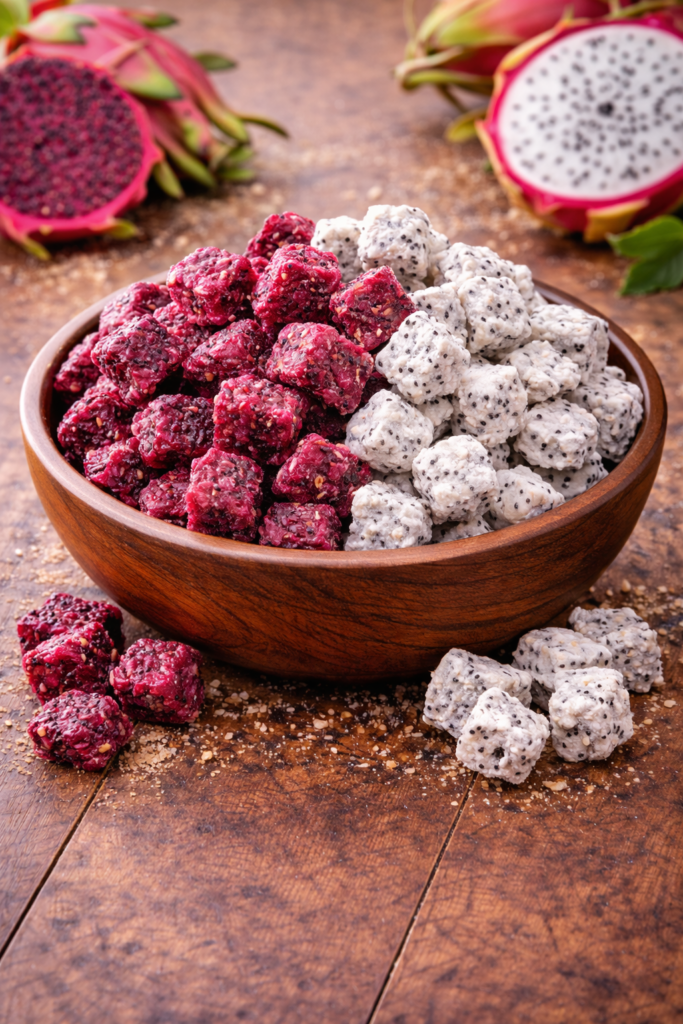 dragon fruit red dried, white dried, fd