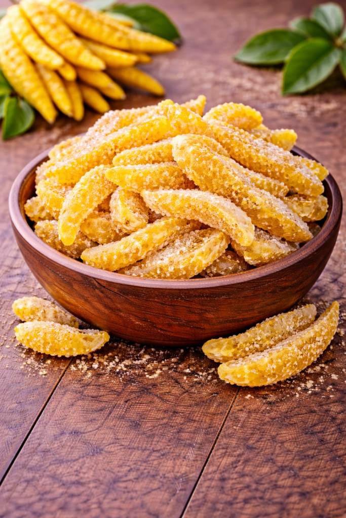 fingered citron sweetened