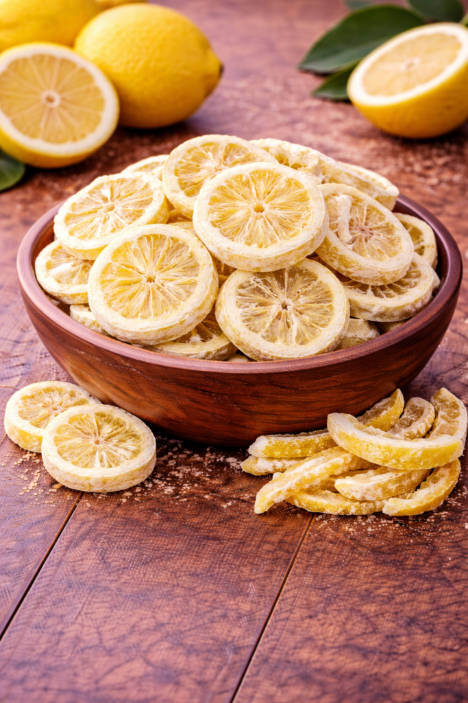 lemon dried, fd, peel dried