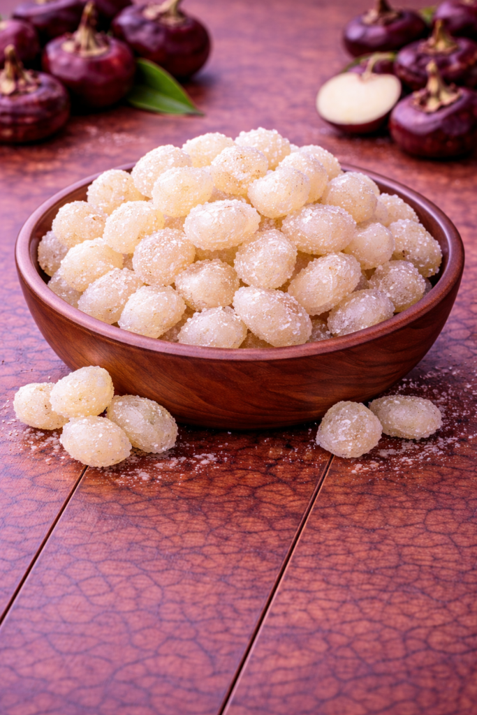 water chestnut sweetened