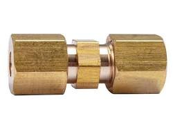 brass compression union fitting